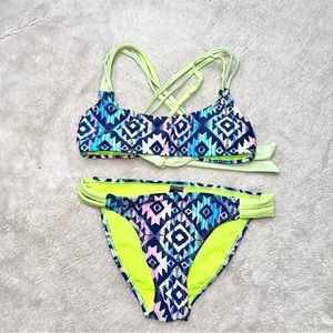Endless Sun Rainbow Strappy Bikini!
